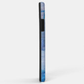 Elegantes Seepferd Blue Ocean Waves Case-Mate iPhone Hülle (Hinten/Rechts)