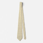 Elegantes Sepia-Braun-Blumenmuster Krawatte (Vorderseite)