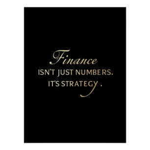 Elegantes Serif Motivierend Poster für Bürowand