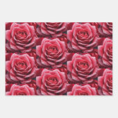 Elegantes Set aus Rose, in Form eines Papiers mit Geschenkpapier Set (Vorderseite 2)