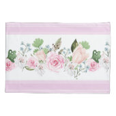 Elegantes Set der Wasserfarben von Pillowcases Kissenbezug (Rückseite-Links)