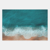 ELEGANTES SET DES STRANDES LANDSCAPE FOTOGRAFIEN GESCHENKPAPIER SET (Vorderseite 3)