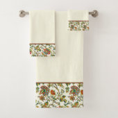 Elegantes Set mit fallendem Blumenmuster Badetuch (Insitu)