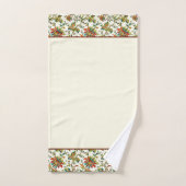 Elegantes Set mit fallendem Blumenmuster Badetuch (Handtuch)