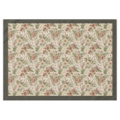 Elegantes Shabby Chic Feine Blumenstickerei Tischdecke (Vorderseite (Horizontal))