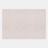 Elegantes Shine abstraktes Muster Geschenkpapier Set (Vorderseite)