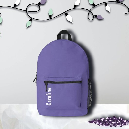 Elegantes Signature-Script-Monogramm Bedruckter Rucksack