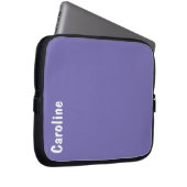 Elegantes Signature-Script-Monogramm Laptopschutzhülle (Vorne Rechts)