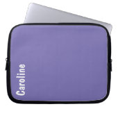 Elegantes Signature-Script-Monogramm Laptopschutzhülle (Vorderseite)