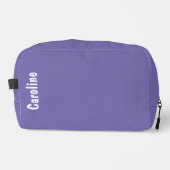 Elegantes Signature-Script-Monogramm Waschbeutel (Vorderseite)