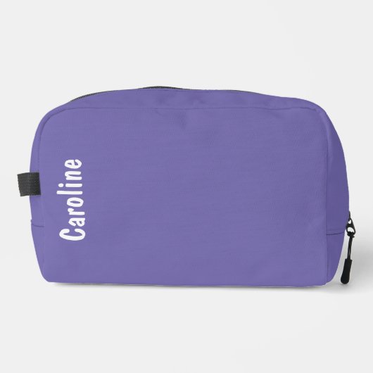 Elegantes Signature-Script-Monogramm Waschbeutel (Vorderseite)