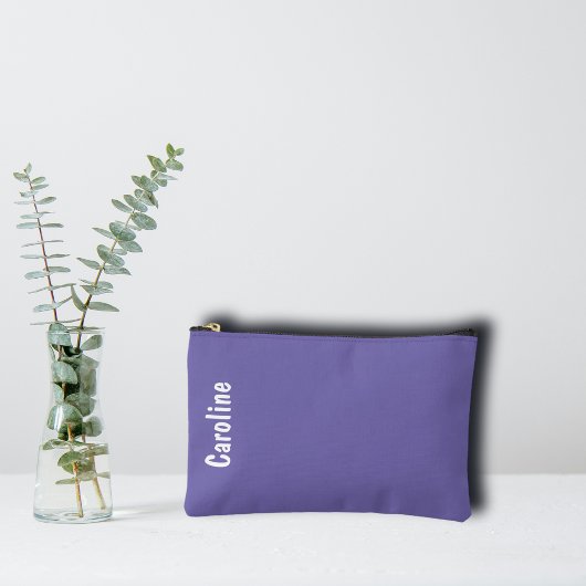 Elegantes Signature-Script-Monogramm Zubehörtasche