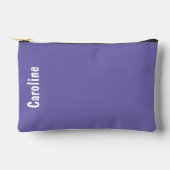 Elegantes Signature-Script-Monogramm Zubehörtasche (Vorderseite)