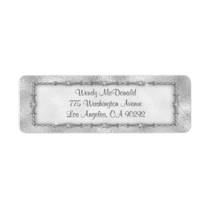 Elegantes Silber Jeweled
