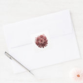 Elegantes Silber PINK ROSEN UND GLITZER Sticker Mo (Umschlag)