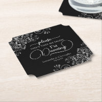 Elegantes Silber & Schwarz Nimm mir nicht die Trin