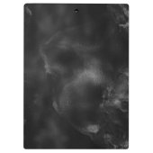 Elegantes, silberfarbenes Gold geometrisch Klemmbrett (Rückseite)