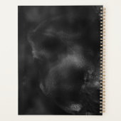 Elegantes, silberfarbenes Gold geometrisch Planer (Rückseite)