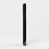 Elegantes Silbermetall-Muster Case-Mate iPhone Hülle (Hinten/Rechts)