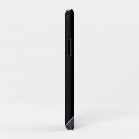 Elegantes Silbermetall-Muster Case-Mate iPhone Hülle (Hinten/Rechts)