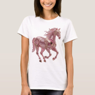 Elegantes silbernes ABSTRACT ART Statement Design T-Shirt