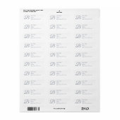 Elegantes silbernes Glitter-Monogramm B Personalis (Vorne)