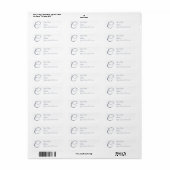 Elegantes silbernes Glitter-Monogramm C personalis (Vorne)