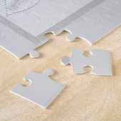 Elegantes Silberpuzzle für Hochzeiten Puzzle (Seite)