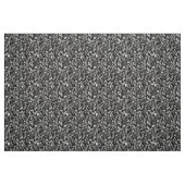 Elegantes Silver Glitzer Foliage Black Design Stoff (Fat Quarter (45,7 x 55,9 cm))
