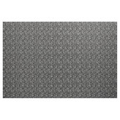Elegantes Silver Glitzer Foliage Black Design Stoff (Yard (91,4 cm))