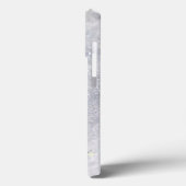 Elegantes Silver Glitzer Script | Individuelle Nam Case-Mate iPhone Hülle (Rückseite / Links)