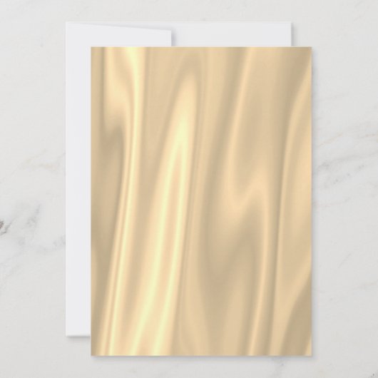 Elegantes Silver Gold Glitzer Masquerade Party Ext Einladung (Rückseite)