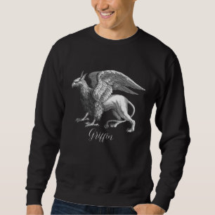 Elegantes Silver Gray / Graues Griffin Legendary B Sweatshirt