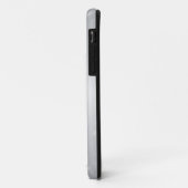 Elegantes Silver Gray Stars Monogramm Case-Mate iPhone Hülle (Hinten/Links)