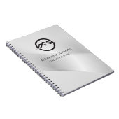 Elegantes Silver Real Anwesen Notizblock (Rechte Seite)