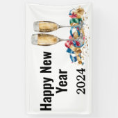 Elegantes Silvester-Party Banner (Vertikal)