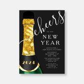 Elegantes Silvester-Party Einladung