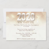 Elegantes Silvester Party Einladung (Vorderseite)