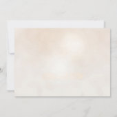 Elegantes Silvester Party Einladung (Rückseite)