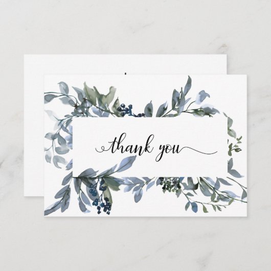 Elegantes Simple Cross Beileid Vielen Dank Dankeskarte (Vorne/Hinten)