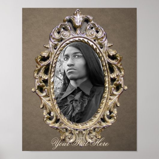Elegantes Single Frame Poster (Vorne)