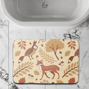 Elegantes skandinavisches Fall Pattern Badematte