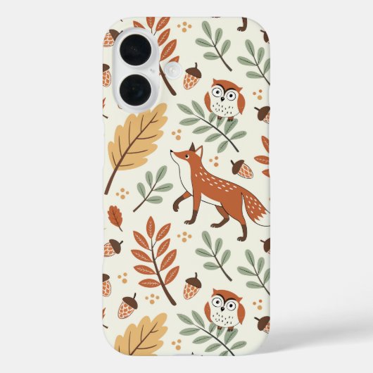 Elegantes skandinavisches Fall Pattern Case-Mate iPhone Hülle (Rückseite)