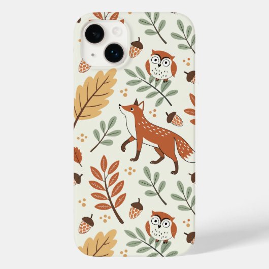 Elegantes skandinavisches Fall Pattern Case-Mate iPhone Hülle (Rückseite)