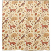 Elegantes skandinavisches Fall Pattern Duschvorhang (Vorderseite)