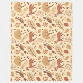 Elegantes skandinavisches Fall Pattern Fleecedecke (Vorderseite)