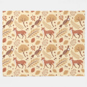 Elegantes skandinavisches Fall Pattern Fleecedecke (Vorderseite (Horizontal))