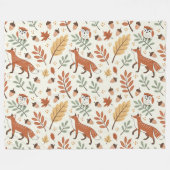 Elegantes skandinavisches Fall Pattern Fleecedecke (Vorderseite (Horizontal))