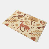 Elegantes skandinavisches Fall Pattern Fußmatte (Schrägansicht)