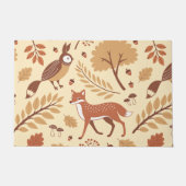Elegantes skandinavisches Fall Pattern Fußmatte (Vorderseite)